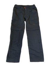 The North Face Women&#39;s Convertible Pants Hiking Shorts Black Nylon 10 Regular - £37.25 GBP