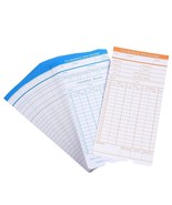 50X Monthly Time Clock Cards Timecard For Employee Attendance Payroll Re... - $39.99