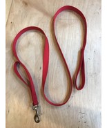 6 Ft 1&quot; Wide Double Loop Red Nylon Webbing Made in USA Heavy Duty Tuff - $545.25 MXN