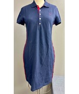 New With Tags LAUREN Ralph Lauren LRL Navy Blue Dress Size Petite M - £37.47 GBP