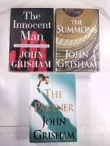 3 John Grisham Hardcover Thrillers: The Innocent Man, The Summons, The P... - £4.67 GBP