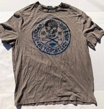 Harley-Davidson T-Shirt Gray L Blue graphic - £18.50 GBP