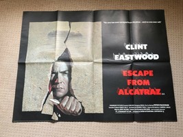 Escape from Alcatraz Original UK Quad Film Movie Poster. Clint Eastwood - £100.23 GBP