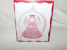Ganz Alternating Multi Color Light Ornament Angel with Box - £6.25 GBP