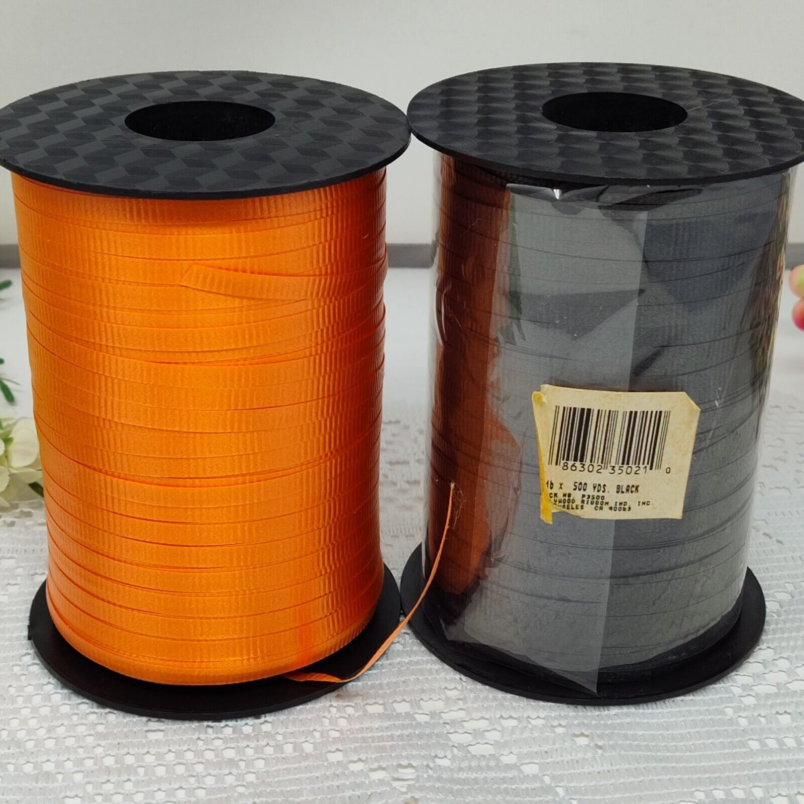 Fall Curling Ribbon 3/16&quot; x 500 Yards 1,500 ft Bulk Spool Crimped Party ... - $6.98