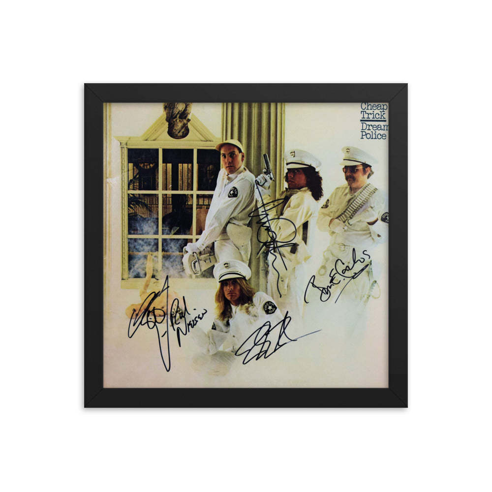 Primary image for Cheap Trick Dream Police signed album Reprint
