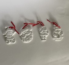 4 Art Minds Paintable Christmas Ornaments elf Santa’s snowwoman - £6.31 GBP