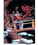12.5x19 Inch Carl Potts SIGNED Super Hero Marvel Comics Art Print ~ Dare... - $884.19 MXN