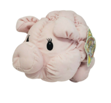 14&quot; Vintage Commonwealth Pink Pig Quilted Stuffed Animal Plush Toy Soft Lovey - £43.82 GBP