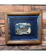 Siskiyou Belt Buckle A Tribute To The South Plains Farmer Enameled Frame... - $46.43