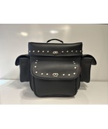 Hot Leathers Motorcycle Xtra Large Bar Bag Touring Luggage Studs Black S... - $57.57 CAD