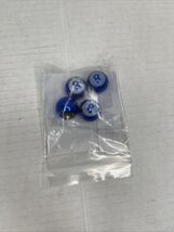 4 Pk Blue 8 Ball Style Tire Valve Stem Caps Cover Universal Fit for Auto... - $9.99