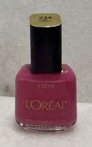 L&#39;oreal Creme Nail Enamel Polish - 234 Hot Pinque - 0.5 oz - $19.80