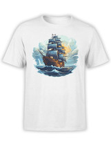 FANTUCCI Pirates T-Shirt Collection | Seafarer&#39;s Voyage T-Shirt | Unisex - £17.32 GBP+