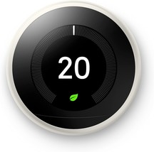 Google Nest Learning Thermostat - Programmable Smart Thermostat For Home, White. - £194.28 GBP