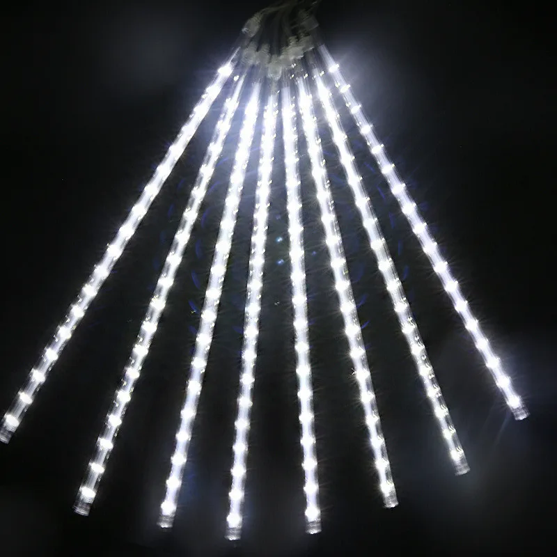 8 s Meteor Shower Led String Lights Christmas Decoration for Home Wedding Gar Cu - £66.86 GBP