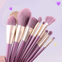 Soft Fluffy Makeup Brush Sets for Flawless Powder &amp; Cosmetics Applicatio... - $9.73