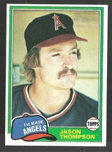 California Angels Jason Thompson 1981 Topps Baseball Card 505 nr mt - £0.39 GBP