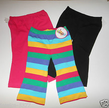 2 Pairs Circo Girls Pink ,Black, Rainbow Size -12M ,18,4T,3T, 5T Legging... - £7.75 GBP