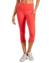 allbrand365 designer Womens Side-Pocket Cropped Leggings,Island Sunset,X... - $39.11