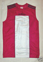 Adidas Boys Red White Black Jersey  SZ 14-16 Large NWT - £9.93 GBP