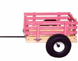 Amish Tricycle Trailer Cart Wood Steel Made In Usa Quality For Toys Work Play - £123.44 GBP