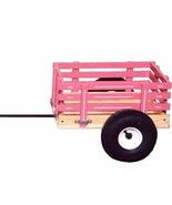 Amish TRICYCLE TRAILER Cart Wood Steel Made in USA Quality for Toys Work... - $154.99