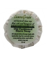 LemonGrass Moisturizing Shave Soap ~ Handmade Antibacterial Antimicrobia... - £8.09 GBP