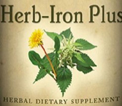 HERB IRON - Herbal Formaula for Healthy Iron &amp; Hemoglobin Levels USA - £16.52 GBP+