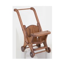 Oak Doll Stroller Amish Handmade Wood Furniture Toddler Kids Toy Play Room - £152.14 GBP
