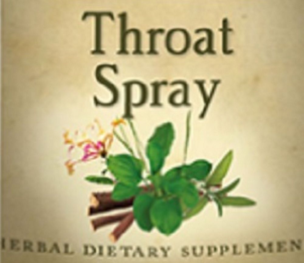 HERBAL THROAT SPRAY - Cooling Moistening Organic Peppermint Oral Immune Support - £13.52 GBP - £19.89 GBP