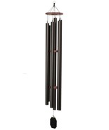 MUSIC of the UNIVERSE WIND CHIME ~HUGE~ 84&quot; Textured Black Amish Handmad... - £447.61 GBP