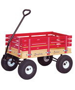 HEAVY DUTY CHILDREN&#39;S WAGON - 10&quot; Tires 800lb Capacity RED GREEN PINK BL... - £264.59 GBP