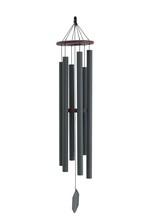 SONIC SOUND WAVES WIND CHIME ~ Weathered Bronze Finished 56&quot; Amish Made ... - £198.23 GBP