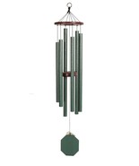 TRANQUIL RAIN WIND CHIME ~ Malachite 37 inch Amish Handmade in USA Green... - £102.29 GBP