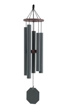 SOLAR SINGER WIND CHIME ~ 48 inch Amish Handmade in USA,  Weathered Bronze - $149.97