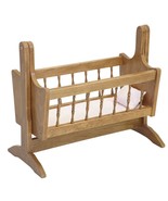 12 - 18&quot; DOLL CRADLE SWINGING BED SWING Amish Handmade Furniture Bitty B... - £132.75 GBP
