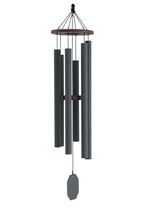 SERENITY WIND CHIME ~  48 inch Amish Handmade in USA, WEATHERED BRONZE - £173.83 GBP