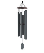 SERENITY WIND CHIME ~  48 inch Amish Handmade in USA, WEATHERED BRONZE - £174.65 GBP