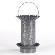 Punched Tin Wax Tart Warmer Handmade Colonial Chisel Accent Light In 2 Finishes - £27.95 GBP