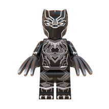 Black Panther Marvel Avengers End Game Minifigures with Weapons Accessories - £12.34 GBP