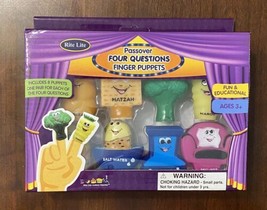 Lite-Rite Jewish Passover Mah Nishtana Four Questions Finger Puppets Toys NEW - £8.33 GBP