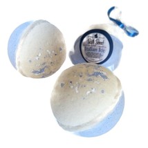 Italian Ice BATH BOMB 3 Pack ~ All Natural Handmade with Shea &amp; Cocoa Butters - £11.71 GBP