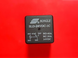 SLD-24VDC-1C, 24VDC Relay, SONGLE Brand New!! - $6.50