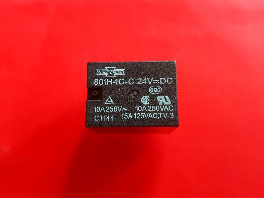 801H-1C-C, 24VDC Relay, SONG CHUAN Brand New!! - $9.00