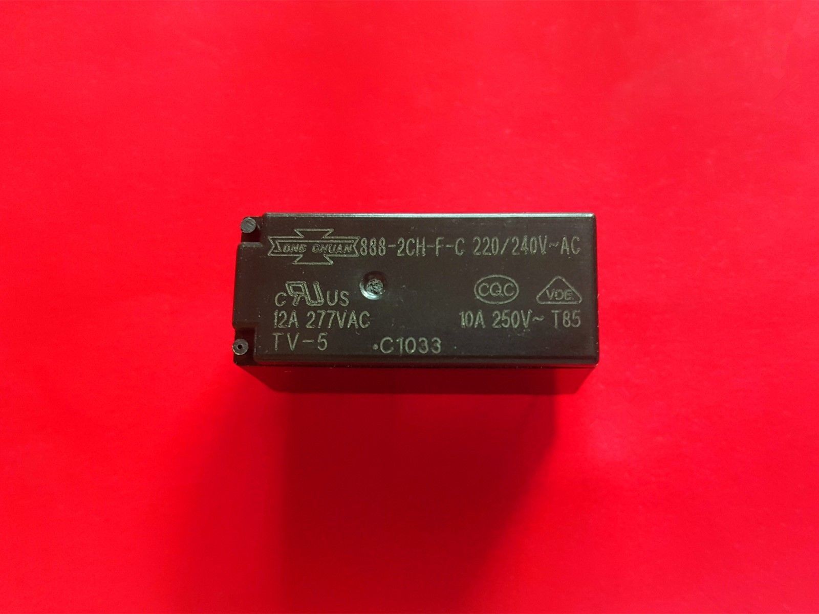 888-2CH-F-C, 200/240VAC Relay, SONG CHUAN Brand New!!