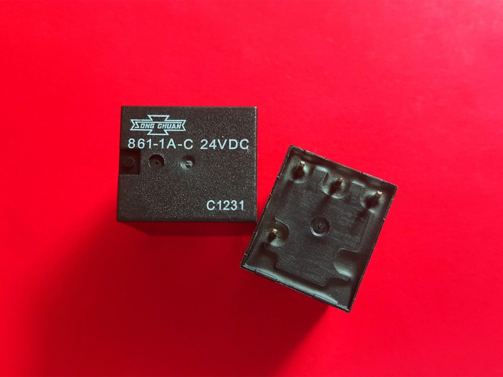 861-1A-C, 24VDC Relay, SONG CHUAN Brand New!! - $9.00