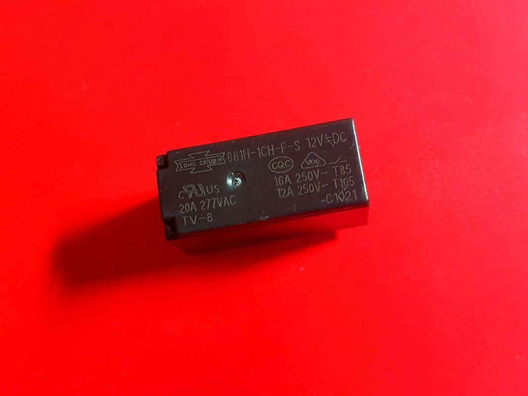881H-1CH-F-S, 12VDC Relay, SONG CHUAN  Brand New!!