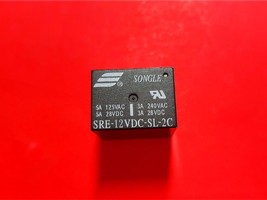 Sre 12 Vdc Sl 2 C, 12 Vdc Relay, Songle Brand New!!! - $3.00