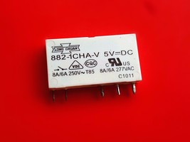 882-1CHA-V, 5VDC, 8A/6A 250VAC Relay, SONG CHUAN Brand New!! - $9.00